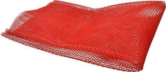 Caplugs - 3 Ft Long, 9" Diam, Nonelastic Mesh Sleeve - Red - Benchmark Tooling