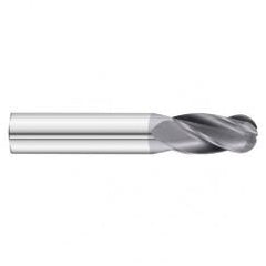 27/64 x 1 x 2-3/4 4 Flute Ball Nose  End Mill- Series 3200SD - Benchmark Tooling