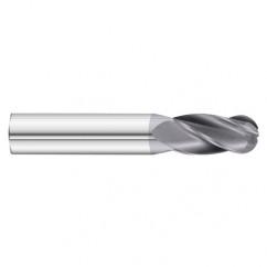 17/64 x 7/8 x 2-1/2 4 Flute Ball Nose  End Mill- Series 3200SD - Benchmark Tooling