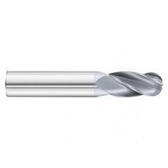 27/64 x 1 x 2-3/4 4 Flute Ball Nose  End Mill- Series 3200SD - Benchmark Tooling