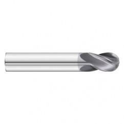 1" x 1 x 4 4 Flute Ball Nose  End Mill- Series 3200STB - Benchmark Tooling