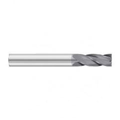 4mm Dia. x 64mm Overall Length 4-Flute Square End Solid Carbide SE End Mill-Round Shank-Center Cut-TiAlN - Benchmark Tooling