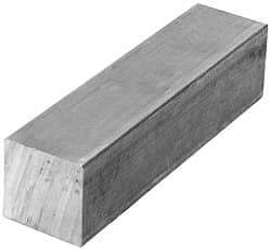 Value Collection - 2-3/4 Inch Square x 12 Inch Long, Aluminum Square Bar - +/- 0.25 Inch Tolerance, Alloy 6061 - Benchmark Tooling