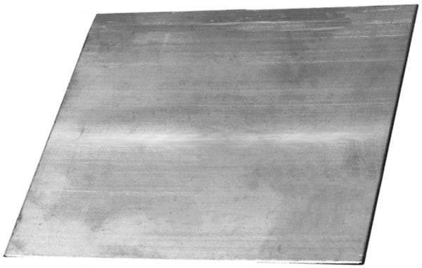 Made in USA - 0.024 Inch Thick x 12 Inch Wide x 12 Inch Long, 304 Stainless Steel Sheet - Intermediate Polished Finish, #4 - Benchmark Tooling