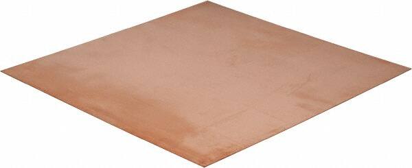 Value Collection - 0.032 Inch Thick x 12 Inch Square, Copper Sheet - Alloy 101 OFHC - Benchmark Tooling