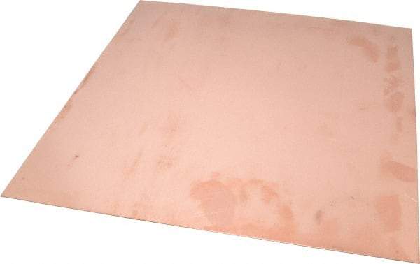 Value Collection - 0.032 Inch Thick x 12 Inch Square, Copper Sheet - Alloy 110 - Benchmark Tooling