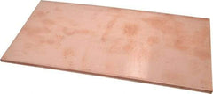 Value Collection - 1/4 Inch Thick x 6 Inch Wide x 12 Inch Long, Copper Sheet - Alloy 110 - Benchmark Tooling