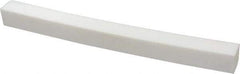 Made in USA - 1 Ft. Long x 1 Inch Wide x 1 Inch High, Virgin PTFE, Square Plastic Bar - White, +0.030 - 0.000 Tolerance - Benchmark Tooling