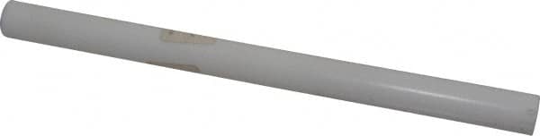 Made in USA - 7/8 Inch Outside Diameter x 1 Ft. Long, Plastic Round Tube - PTFE (Virgin), +/- 0.025 Inch Tolerance - Benchmark Tooling