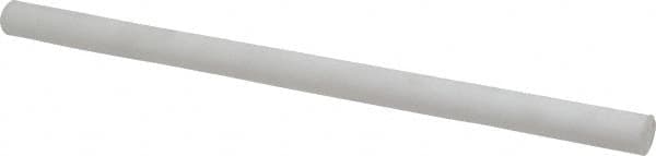 Made in USA - 1' Long, 5/8" Diam, PTFE (Mechanical Grade) Plastic Rod - +0.005 Tolerance - Benchmark Tooling