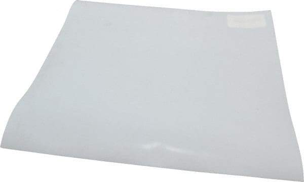 Made in USA - 1/32" Thick x 12" Wide x 1' Long, PTFE (Virgin) Sheet - White, ±0.005 Tolerance - Benchmark Tooling