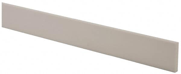 USA Sealing - 4' x 1-1/2" x 1/4" White PTFE (Virgin) Rectangular Bar - Benchmark Tooling