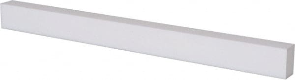 USA Sealing - 2' x 2" x 1" White PTFE (Virgin) Rectangular Bar - Benchmark Tooling