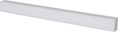 USA Sealing - 2' x 2" x 1" White PTFE (Virgin) Rectangular Bar - Benchmark Tooling