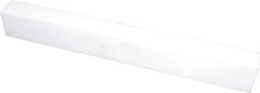 USA Sealing - 1' x 1-1/2" x 1" White PTFE (Virgin) Rectangular Bar - Benchmark Tooling