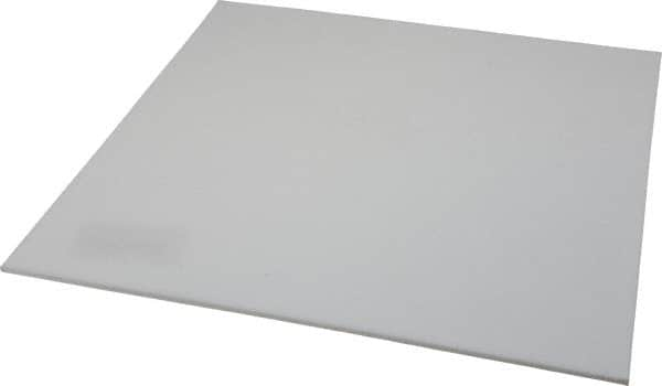 Made in USA - 1/8" Thick x 12" Wide x 1' Long, PTFE (Mechanical Grade) Sheet - ±0.010 Tolerance - Benchmark Tooling