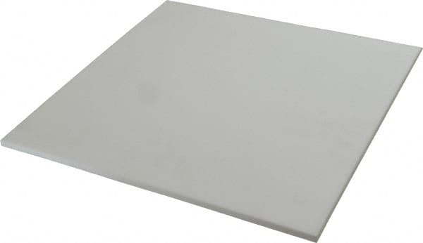 Made in USA - 1/4" Thick x 12" Wide x 1' Long, PTFE (Mechanical Grade) Sheet - ±0.020 Tolerance - Benchmark Tooling