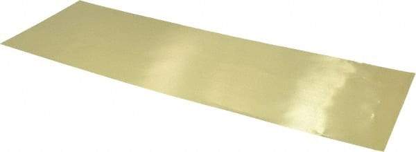 Made in USA - 10 Piece, 18 Inch Long x 6 Inch Wide x 0.001 Inch Thick, Shim Sheet Stock - Brass - Benchmark Tooling