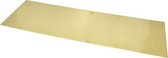 Made in USA - 10 Piece, 18 Inch Long x 6 Inch Wide x 0.002 Inch Thick, Shim Sheet Stock - Brass - Benchmark Tooling