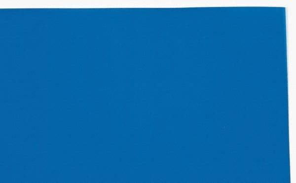 Made in USA - 1 Piece, 10" Wide x 20" Long Plastic Shim Stock Sheet - Blue, ±10% Tolerance - Benchmark Tooling