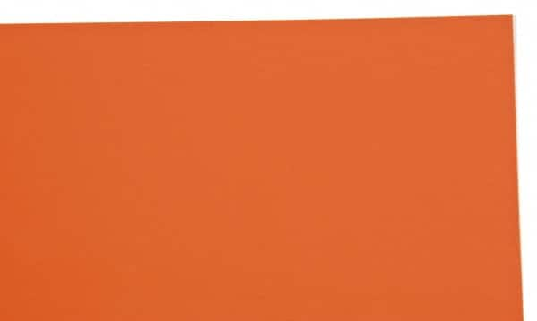 Made in USA - 1 Piece, 25" Wide x 50" Long Plastic Shim Stock Sheet - Coral (Color), ±10% Tolerance - Benchmark Tooling