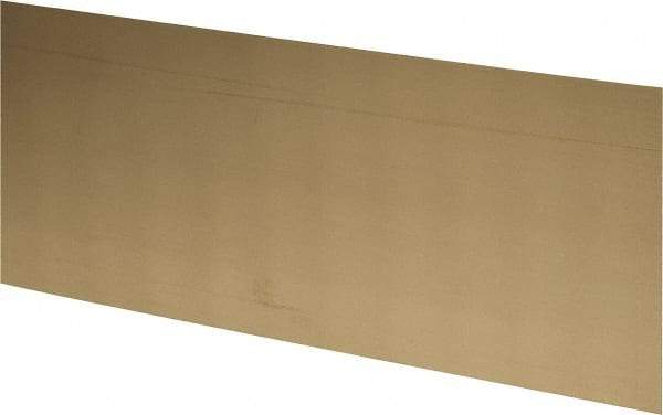 Made in USA - 2 Piece, 25 Inch Long x 6 Inch Wide x 0.031 Inch Thick, Shim Sheet Stock - Brass - Benchmark Tooling