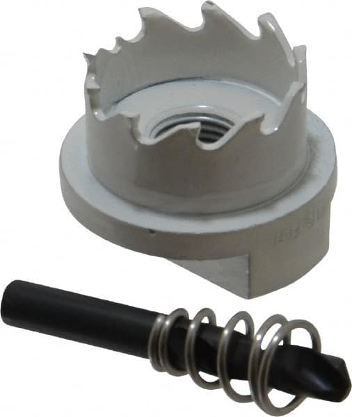 Lenox - 1-7/32" Diam, 1/2" Cutting Depth, Hole Saw - Carbide-Tipped Saw, Toothed Edge - Benchmark Tooling