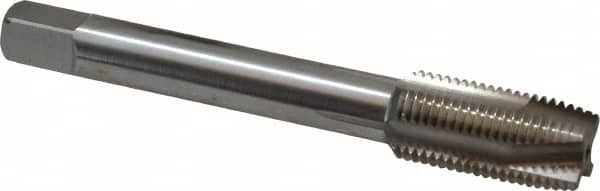 Balax - 1/2-20 UNF, 4 Flute, Bright Finish, Powdered Metal Spiral Point Tap - Plug Chamfer, Right Hand Thread, 3-3/8" OAL, 1" Thread Length, 0.367" Shank Diam, 3B Class of Fit, Series BX100 - Exact Industrial Supply