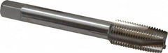 Balax - 1/2-20 UNF, 4 Flute, Bright Finish, Powdered Metal Spiral Point Tap - Plug Chamfer, Right Hand Thread, 3-3/8" OAL, 1" Thread Length, 0.367" Shank Diam, 3B Class of Fit, Series BX100 - Exact Industrial Supply