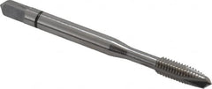 Balax - #10-32 UNF, 3 Flute, Bright Finish, Powdered Metal Spiral Point Tap - Plug Chamfer, Right Hand Thread, 2-3/8" OAL, 0.64" Thread Length, 0.194" Shank Diam, 3B Class of Fit, Series BX100 - Exact Industrial Supply