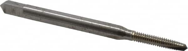 Balax - #3-48 UNC, 2 Flute, Bright Finish, Powdered Metal Spiral Point Tap - Plug Chamfer, Right Hand Thread, 1-13/16" OAL, 1/2" Thread Length, 0.141" Shank Diam, 2B Class of Fit, Series BX100 - Exact Industrial Supply