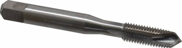 Balax - 5/16-24 UNF, 3 Flute, Bright Finish, Powdered Metal Spiral Point Tap - Plug Chamfer, Right Hand Thread, 2-23/32" OAL, 0.93" Thread Length, 0.318" Shank Diam, 3B Class of Fit, Series BX100 - Exact Industrial Supply