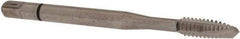 Balax - #6-32 UNC, 3 Flute, Bright Finish, Powdered Metal Spiral Point Tap - Plug Chamfer, Right Hand Thread, 2" OAL, 0.48" Thread Length, 0.141" Shank Diam, 3B Class of Fit, Series BX100 - Exact Industrial Supply