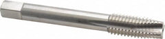 Balax - M12x1.75 Metric Coarse, 4 Flute, Bright Finish, Powdered Metal Spiral Point Tap - Plug Chamfer, Right Hand Thread, 3-3/8" OAL, 1" Thread Length, 0.367" Shank Diam, 6H Class of Fit, Series BX100 - Exact Industrial Supply