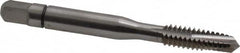 Balax - 1/4-20 UNC, 3 Flute, Bright Finish, Powdered Metal Spiral Point Tap - Plug Chamfer, Right Hand Thread, 2-1/2" OAL, 0.83" Thread Length, 0.255" Shank Diam, Series BX150 - Exact Industrial Supply
