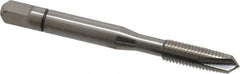 Balax - 1/4-28 UNF, 3 Flute, Bright Finish, Powdered Metal Spiral Point Tap - Plug Chamfer, Right Hand Thread, 2-1/2" OAL, 0.83" Thread Length, 0.255" Shank Diam, Series BX150 - Exact Industrial Supply