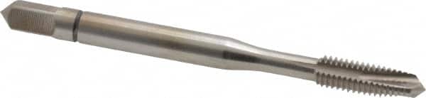 Balax - #10-32 UNF, 3 Flute, Bright Finish, Powdered Metal Spiral Point Tap - Plug Chamfer, Right Hand Thread, 2-3/8" OAL, 0.64" Thread Length, 0.194" Shank Diam, 2B Class of Fit, Series BX150 - Exact Industrial Supply