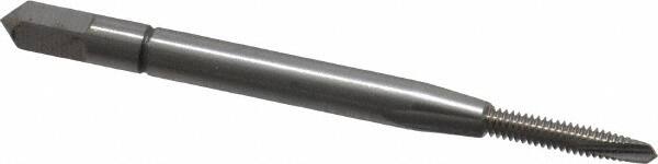 Balax - #2-56 UNC, 2 Flute, Bright Finish, Powdered Metal Spiral Point Tap - Plug Chamfer, Right Hand Thread, 1-3/4" OAL, 0.43" Thread Length, 0.141" Shank Diam, 2B Class of Fit, Series BX150 - Exact Industrial Supply