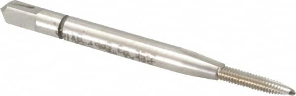 Balax - #2-56 UNC, 2 Flute, Bright Finish, Powdered Metal Spiral Point Tap - Plug Chamfer, Right Hand Thread, 1-3/4" OAL, 0.43" Thread Length, 0.141" Shank Diam, Series BX150 - Exact Industrial Supply