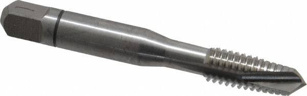 Balax - 3/8-16 UNC, 3 Flute, Bright Finish, Powdered Metal Spiral Point Tap - Plug Chamfer, Right Hand Thread, 2-15/16" OAL, 0.98" Thread Length, 0.381" Shank Diam, 3B Class of Fit, Series BX150 - Exact Industrial Supply