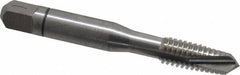 Balax - 3/8-16 UNC, 3 Flute, Bright Finish, Powdered Metal Spiral Point Tap - Plug Chamfer, Right Hand Thread, 2-15/16" OAL, 0.98" Thread Length, 0.381" Shank Diam, 3B Class of Fit, Series BX150 - Exact Industrial Supply