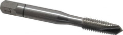 Balax - M8x1.25 Metric Coarse, 3 Flute, Bright Finish, Powdered Metal Spiral Point Tap - Plug Chamfer, Right Hand Thread, 2-23/32" OAL, 0.93" Thread Length, 0.318" Shank Diam, 6H Class of Fit, Series BX150 - Exact Industrial Supply
