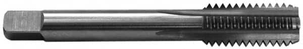 Balax - 7/16-14 UNC 4 Flute Bright Finish Cobalt Straight Flute Machine Tap - Bottoming, Right Hand Thread, 3-5/32" OAL, 0.95" Thread Length, H3 Limit, Oversize - Benchmark Tooling