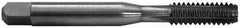 Balax - 5/16-18 UNC 2B 4 Flute Bright Finish Cobalt Straight Flute Machine Tap - Bottoming, Right Hand Thread, 2-23/32" OAL, 0.93" Thread Length, H5 Limit, Oversize - Exact Industrial Supply