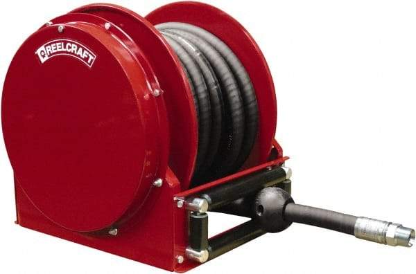 Reelcraft - 50' Spring Retractable Hose Reel - 250 psi, Hose Included - Benchmark Tooling