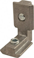 80/20 Inc. - 32mm Wide, Open Shelving Inside to Outside Hidden Corner Connector - Zinc, Clear Finish, 38mm Long, Use with 45 Series - Benchmark Tooling