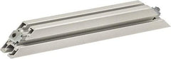 80/20 Inc. - 40mm Wide, Open Shelving Accessory/Component - Aluminum, Clear Anodized Finish, 320mm Long, Use with 4545 - Benchmark Tooling