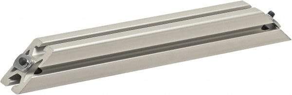 80/20 Inc. - 40mm Wide, Open Shelving Accessory/Component - Aluminum, Clear Anodized Finish, 320mm Long, Use with 4040 - Benchmark Tooling