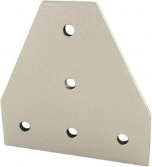 80/20 Inc. - 90mm Wide, Open Shelving Accessory/Component - Aluminum, Clear Anodized Finish, 90mm Long, Use with 30 Series & Bolt Kit 75-3600 - Benchmark Tooling