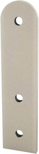 80/20 Inc. - 25mm Wide, Open Shelving Accessory/Component - Aluminum, Clear Anodized Finish, 100mm Long, Use with 25 Series & Bolt Kit 75-3404 - Benchmark Tooling